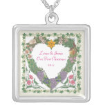 En el collar de la guirnalda del amor del ~ del ja