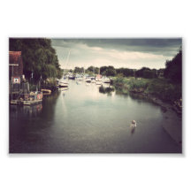 En el río en Wareham Foto