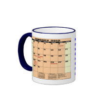 En enero de 2012 la taza de café del calendario de