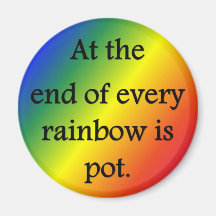 en--fin-de-cada-arco iris-ser-pote iman para frigorífico
