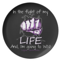 En la lucha de mi placa del lupus de la Vida Plato De Comida