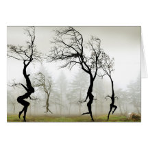 En la niebla tarjeton