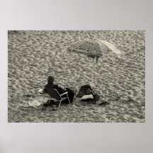 En la playa - Marruecos Poster