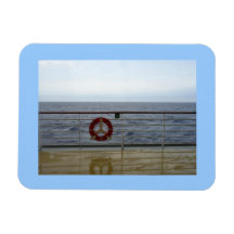 En la verja imán rectangular