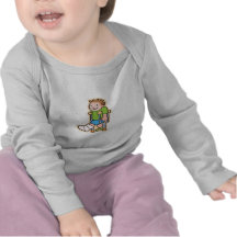 En las muletas camiseta