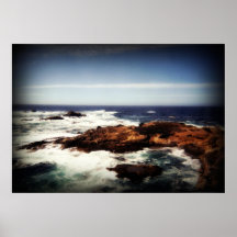 En las rocas poster