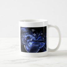 En medio de taza de café