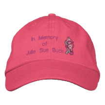 En memoria del dólar de Julia Sue Gorra De Béisbol Bordada