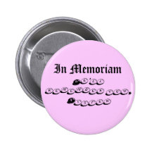 En Memoriam, le recordaremos, Kisten Pins