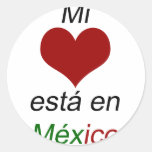 En México del MI Corazon Esta Pegatina