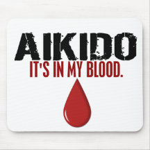 En mi AIKIDO de la sangre Alfombrillas De Ratón