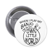 En mi propio pequeño banjo del mundo pins