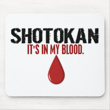 En mi sangre SHOTOKAN Alfombrillas De Ratón