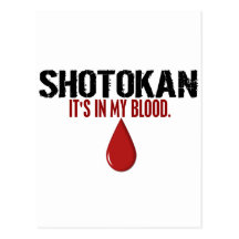 En mi sangre SHOTOKAN Postales