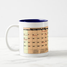 En noviembre de 2012 la taza de café del calendari