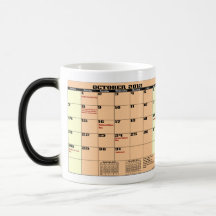 En octubre de 2012 la taza de café del calendario 