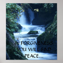 EN PERDÓN USTED ENCONTRARÁ PAZ… Po religioso Posters