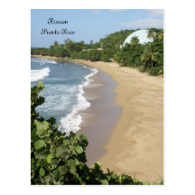 En Rincon Puerto Rico de Playa Tarjeta Postal