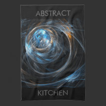 En todo el mundo toalla de cocina del arte abstrac toallas de cocina