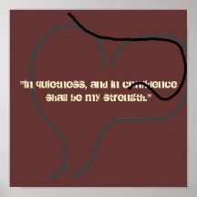 "En tranquilidad, y en confianza… " Posters