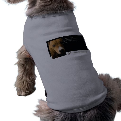 En un mundo perfecto, camisetas de perrito