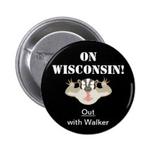 ¡En Wisconsin! ¡_Out con el caminante! Pins