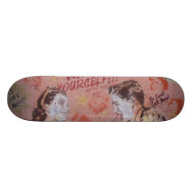 Enamorado al café - patineta personalizada
