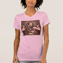Encantador de serpiente retro del acto secundario  camiseta