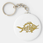 Encanto chino de los pescados de la buena suerte llaveros personalizados