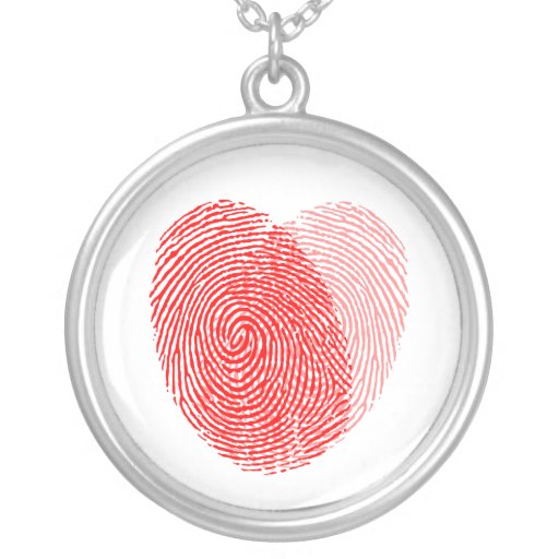 Encanto cuadrado del recuerdo de la huella dactila joyerias personalizadas