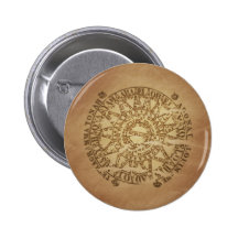 Encantos enterrados círculo mágico de la magia del pins