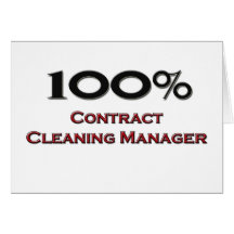 Encargado de la limpieza mediante contrato del 100 felicitaciones