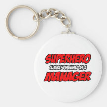 Encargado del super héroe… llaveros