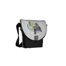 Encargado del wicket bolsa de mensajería