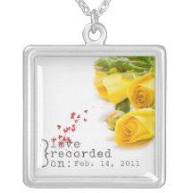 Encendido. .necklace registrado amor collares