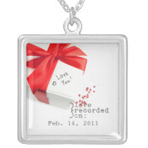 Encendido. .necklace registrado amor grimpola