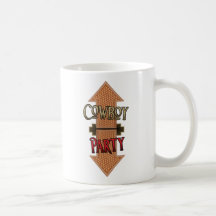 Encima de y abajo taza blanca clásica