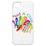 Encuentre las cintas coloridas de un cáncer de la  iPhone 5 Case-Mate fundas