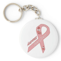 Encuentre una curación - conciencia del cáncer de  llaveros