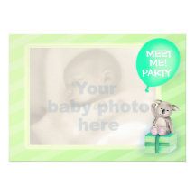 Encuéntreme nueva koala del bebé que el fiesta inv invitacion personalizada
