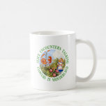 Encuentros de Alicia que hablan las flores en el p Taza De Café