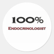 Endocrinólogo del 100 por ciento pegatinas  