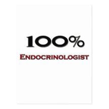 Endocrinólogo del 100 por ciento tarjetas postales