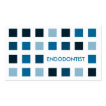 ENDODONTIST (cuadrados de la MOD) Plantillas De Tarjetas Personales
