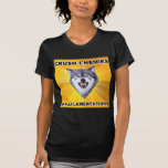 Enemigos del agolpamiento del lobo del valor camisetas