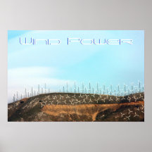 Energía eólica impresiones