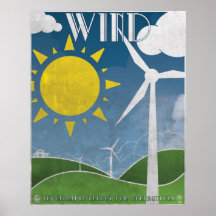 Energía eólica poster
