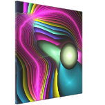 Energía positiva, wallart abstracto del fractal lona estirada galerias