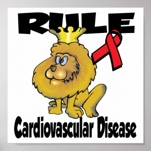 Enfermedad cardiovascular de la regla posters