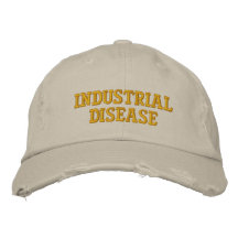 Enfermedad industrial gorra de beisbol